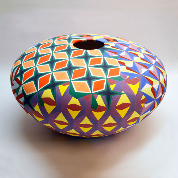 ELOISA GOBBO Oval ceramic 45x45x23 cm