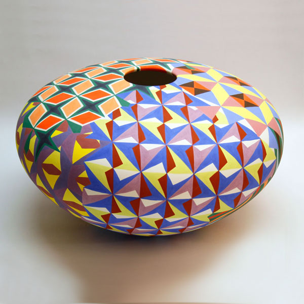 ELOISA GOBBO Oval ceramic 45x45x23 cm