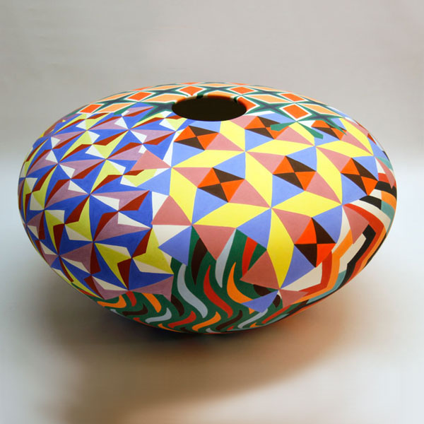 ELOISA GOBBO Oval ceramic 45x45x23 cm