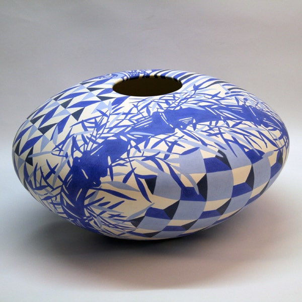 ELOISA GOBBO Oval ceramic 45x45x23 cm